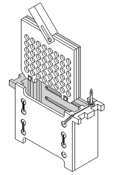 Sandwich mounting